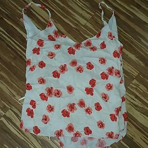 Zara Basic poppy cami, sz large
